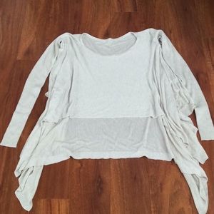 Lululemon drape shawl sweater